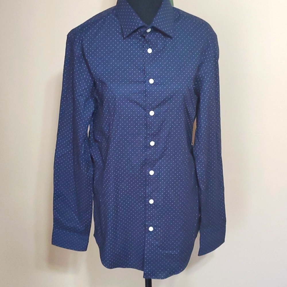 NWT Mens Slim-Fit Dress Shirt